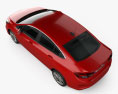 Holden Astra LTZ 2018 3D模型 顶视图