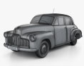 Holden 48-215 sedan 1948 3D-Modell wire render