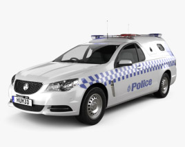 Holden Commodore ute Evoke Policía 2013 Modelo 3D