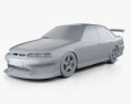 Holden Commodore 경주 용 자동차 1995 3D 모델  clay render