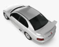Holden Commodore 赛车 轿车 2000 3D模型 顶视图