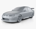 Holden Commodore Auto da corsa Berlina 2000 Modello 3D clay render
