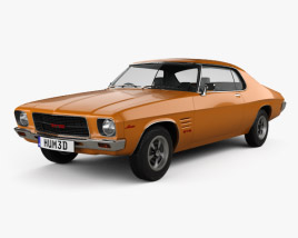 3D model of Holden Monaro GTS 350 coupe 1971