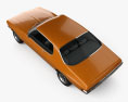 Holden Monaro GTS 350 coupé 1971 Modello 3D vista dall'alto