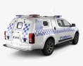 Holden Colorado Space Cab Divisional Van 2021 3d model back view