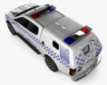 Holden Colorado Space Cab Divisional Van 2021 3d model top view