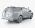 Holden Colorado Crew Cab Divisional Van 2021 3D модель
