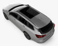 Holden Commodore Sportwagon 带内饰 2021 3D模型 顶视图