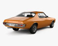 Holden Monaro Coupe GTS 350 with HQ interior and engine 1974 3d model back view