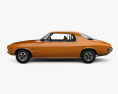 Holden Monaro Coupe GTS 350 with HQ interior and engine 1974 3d model side view