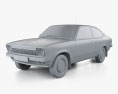 Holden Gemini coupé SL 1980 Modello 3D clay render