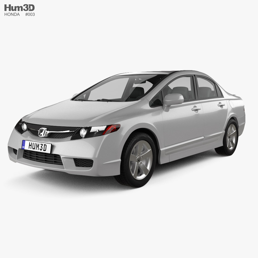 Honda Civic sedan 2012 Modèle 3D