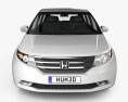 Honda Odyssey 2015 3D 모델  front view