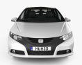 Honda Civic EU 2015 3D-Modell Vorderansicht
