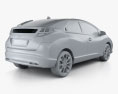 Honda Civic EU 2015 3D 모델 