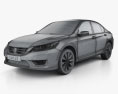 Honda Accord (Inspire) 2016 3D-Modell wire render