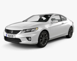 3D model of Honda Accord coupe 2016