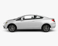 Honda Civic coupe 2015 3d model side view