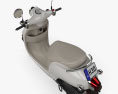 Honda Metropolitan (CHF50) 2013 3D-Modell Draufsicht