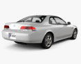 Honda Prelude (BB5) 1997 3D 모델  back view