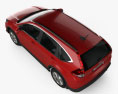 Honda CR-V EU 2015 3D模型 顶视图