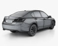 Honda Accord (Inspire) 인테리어 가 있는 2016 3D 모델 