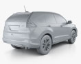 Honda CR-V EU 인테리어 가 있는 2015 3D 모델 