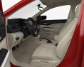 Honda CR-V EU з детальним інтер'єром 2015 3D модель seats