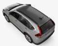 Honda CR-V US con interni 2015 Modello 3D vista dall'alto