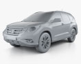 Honda CR-V US con interior 2015 Modelo 3D clay render