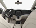Honda CR-V US com interior 2015 Modelo 3d dashboard