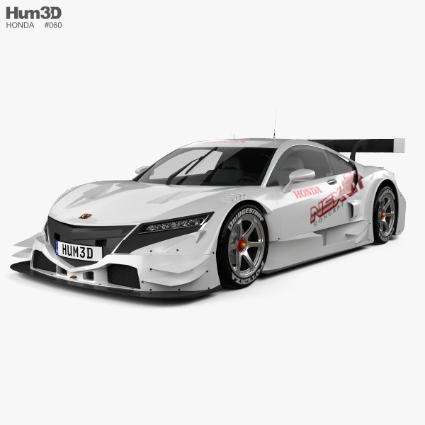 Honda NSX GT 2014 3D модель