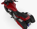 Honda CTX1300 2012 3D-Modell Draufsicht