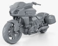 Honda CTX1300 2012 3D模型 clay render