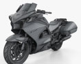 Honda ST1300 2013 3D模型 wire render