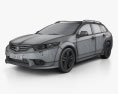 Honda Accord (CW) tourer Type S 2015 3D模型 wire render