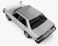 Honda Accord sedan 1977 3d model top view