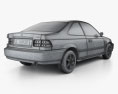 Honda Civic coupe 2000 3D模型