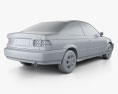Honda Civic coupe 2000 3D模型