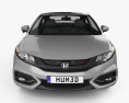Honda Civic coupe Si 2017 3d model front view