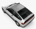 Honda Civic CRX 1991 3d model top view
