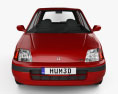 Honda Logo (GA3) 5门 2001 3D模型 正面图