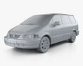 Honda Odyssey (RA1) 1999 3D模型 clay render