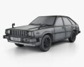 Honda Quint 1980 3D 모델  wire render