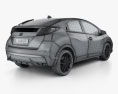 Honda Civic 掀背车 2018 3D模型