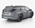 Honda Civic tourer 2018 3D 모델 