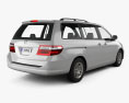 Honda Odyssey (US) 2007 3D 모델  back view