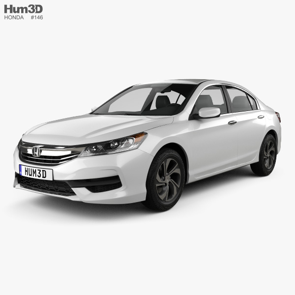Honda Accord LX 2015 3D модель