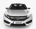 Honda Civic LX 2019 3d model front view