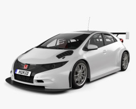 Honda Civic WTCC 2017 3D модель